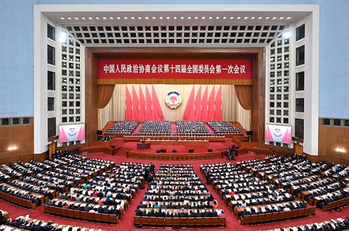 全國政協(xié)十四屆一次會(huì )議在京開(kāi)幕 習近平等黨和國家領(lǐng)導人到會(huì )祝賀